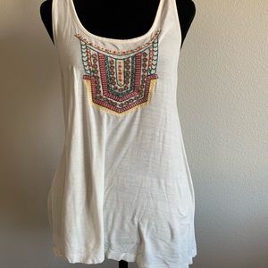 Beaded tank top